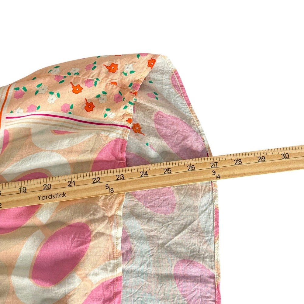 Rose+Olive Floral Patchwork Tunic‎ Top Womens XL … - image 11